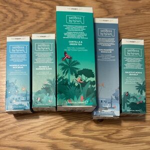 The Inky List Skincare by Hyram bundle of 5- serums, cleanser, moisturizer